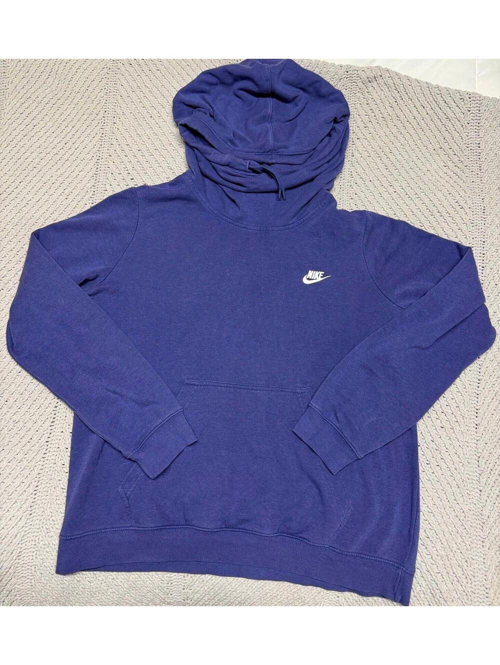 Nike Women’s Purple Cowl Neck Sweatshirt Sz M Athletic
